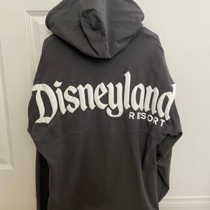 Disneyland Official Grey Hooded Spirit Jersey Size L